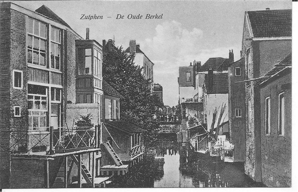 Zutphen - De Oude Berkel - Ansichtkaart, Verzamelen, Ophalen of Verzenden, Voor 1920, Ongelopen, Gelderland