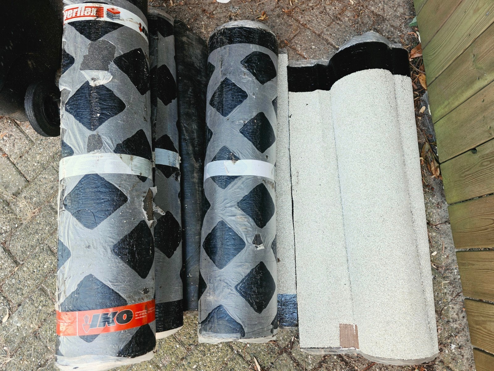 Powerflex Dakleer met witte leislag - Hoge isolatiewaarde, Ophalen, Overige materialen, Zo goed als nieuw, 15 m² of meer