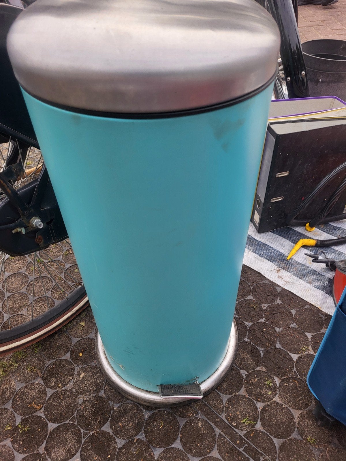 Pedaal emmer, Ophalen of Verzenden, Metaal, Minder dan 50 cm