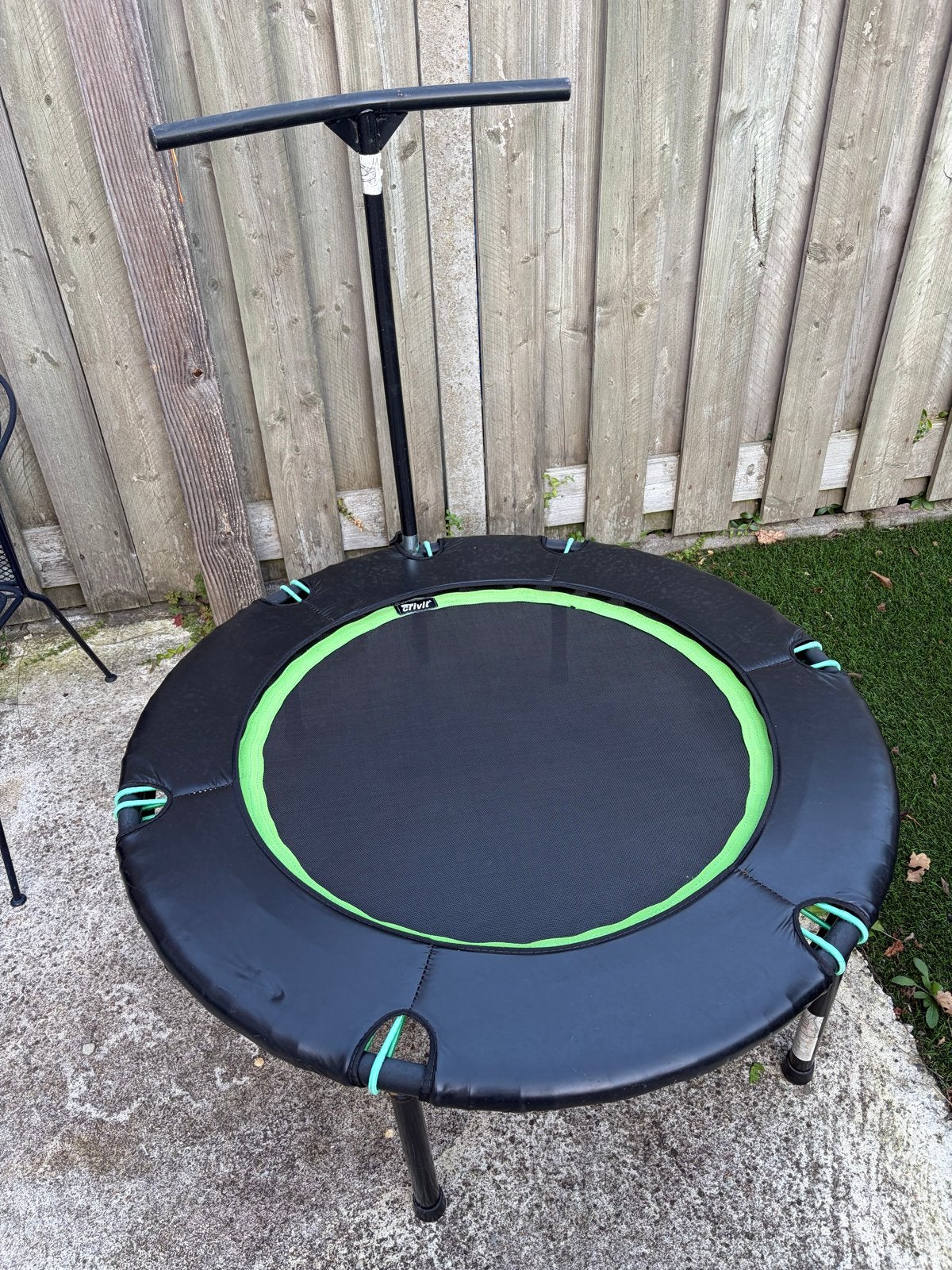Crivit fitness trampoline met handgreep, Sport en Fitness, Ophalen, Overige typen, Zo goed als nieuw, Metaal