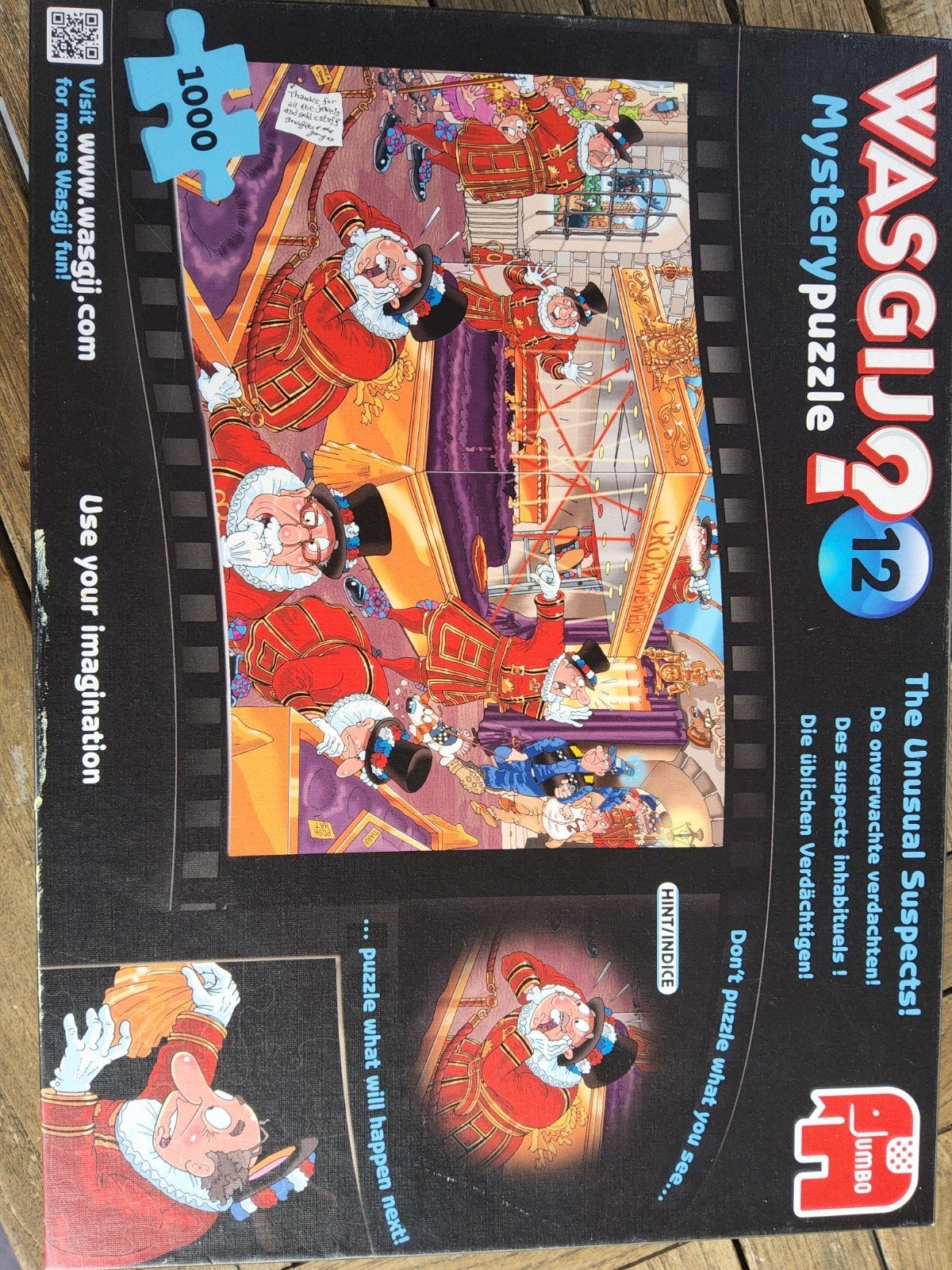wasgij puzzel, Ophalen of Verzenden, 500 t/m 1500 stukjes, Gebruikt