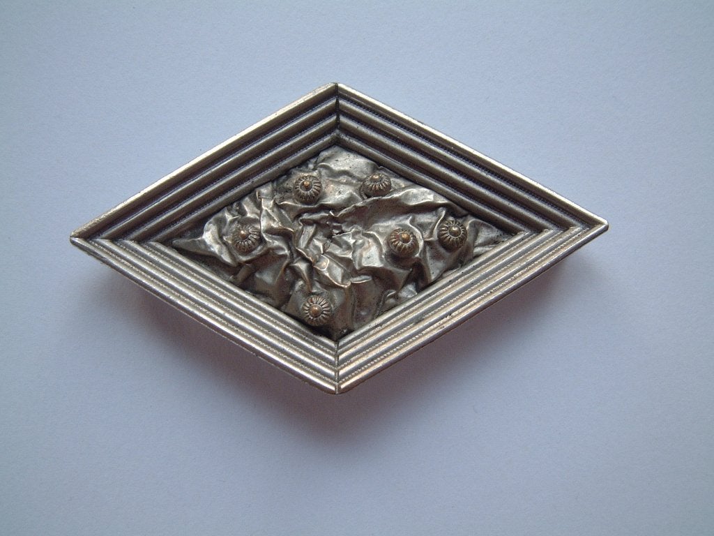 Bijzondere antieke art deco broche, Ophalen of Verzenden, Overige materialen, Broche