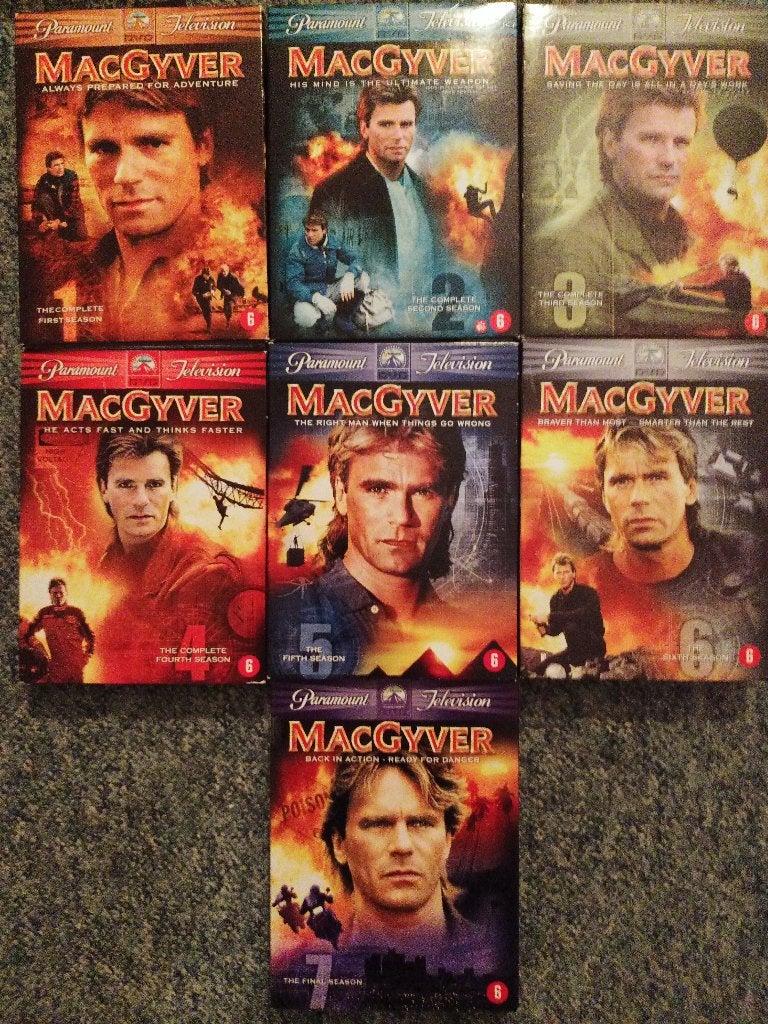 MacGyver alle 7 seizoenen gehele serie! Gratis Verzenden!, Cd's en Dvd's, Dvd's | Tv en Series, Alle leeftijden, Nederlands, Ophalen of Verzenden