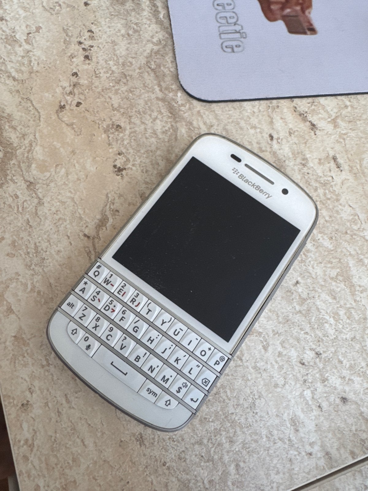 BlackBerry Q5 in prima staat, volledig functioneel, Ophalen, Wit, Touchscreen, Zo goed als nieuw