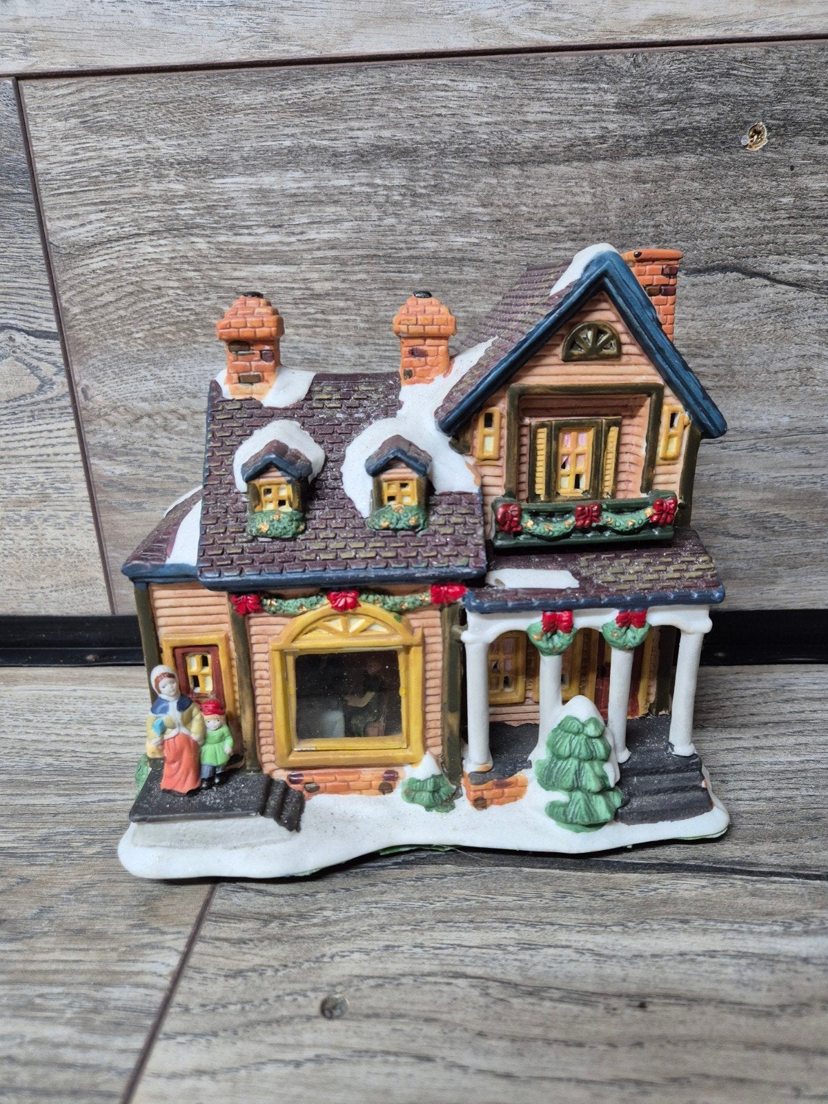 kerstdorp huis zonder verlichting kersthuisjes, Diversen, Ophalen of Verzenden, Zo goed als nieuw
