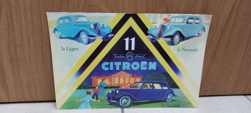 5 prachtige grote kaarten / foto's / prenten Citroën, Ophalen of Verzenden, Nieuw, Auto's