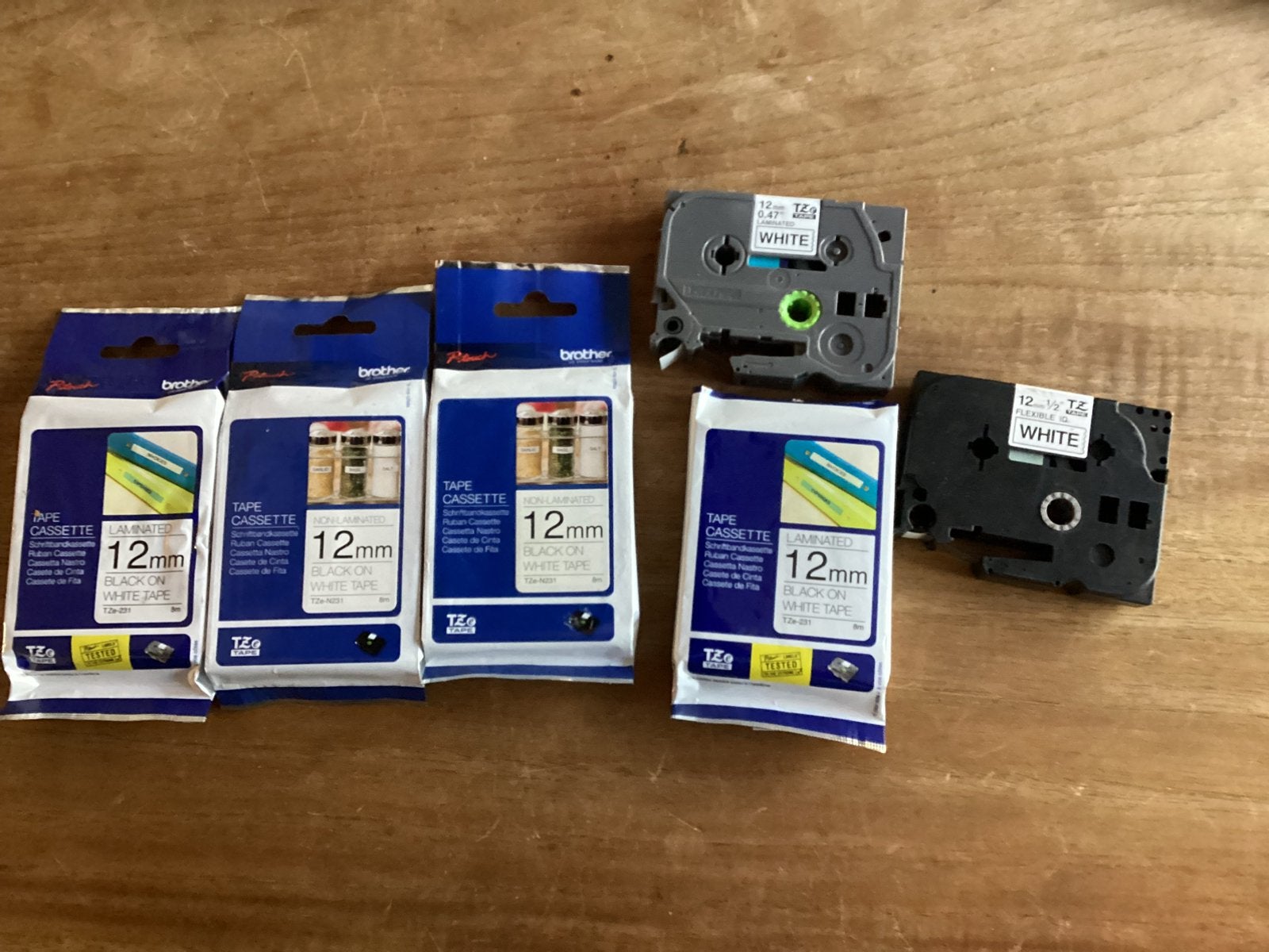 Brother Label printer casette, Computers en Software, Ophalen of Verzenden, Gebruikt