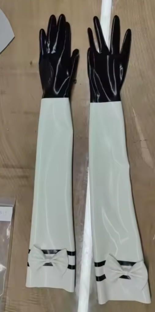 Mooie lange latex handschoenen, tm 6XL, Verzenden, Nieuw, Handschoenen