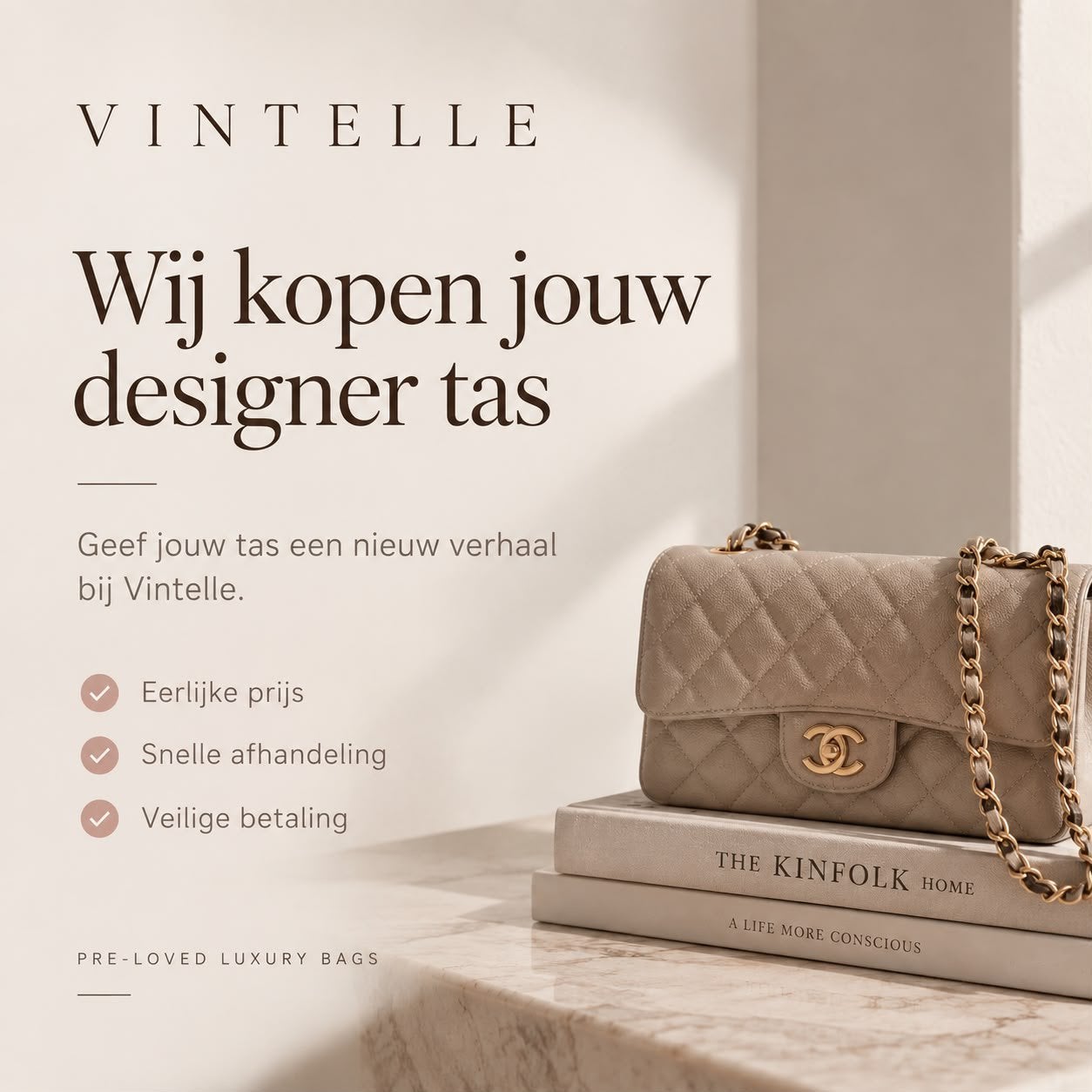 Wij kopen designertassen, Ophalen of Verzenden, Zo goed als nieuw, Zwart, Handtas