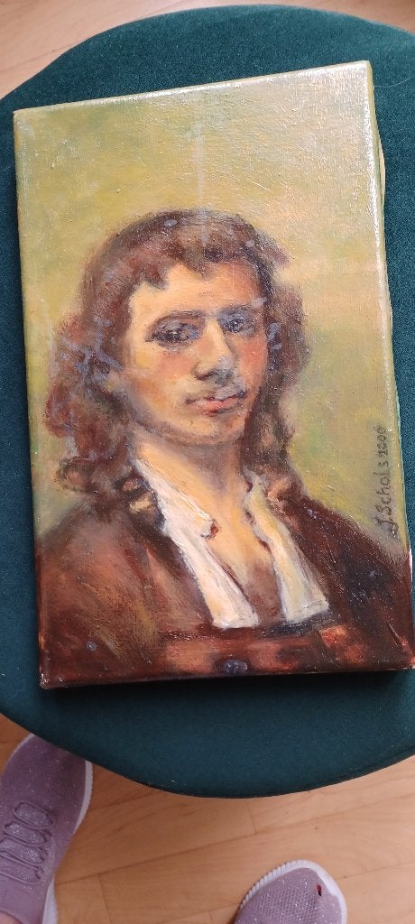 Handgeschilderde Reproductie Carel Fabritius, Verzenden