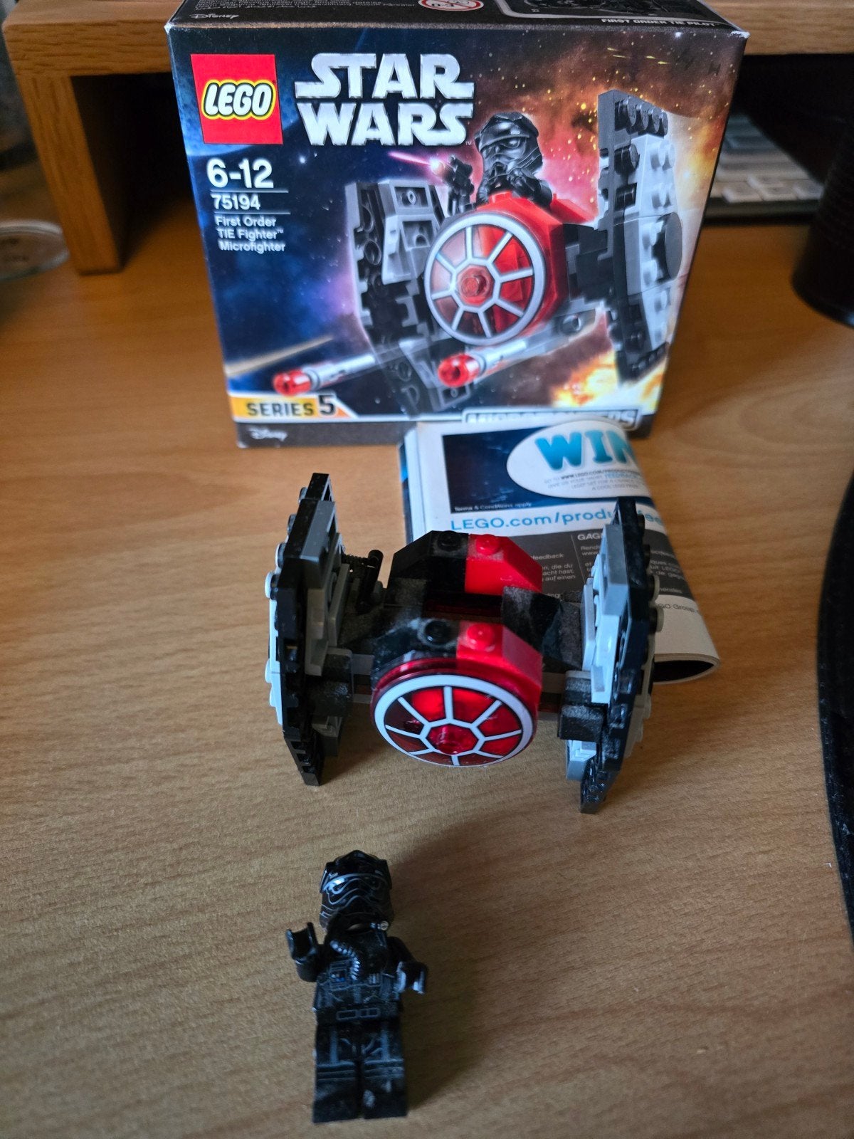 Lego Star Wars 75194 First Order TIE Fighter Microfighter, Gebruikt, Star Wars, Lego, Ophalen of Verzenden