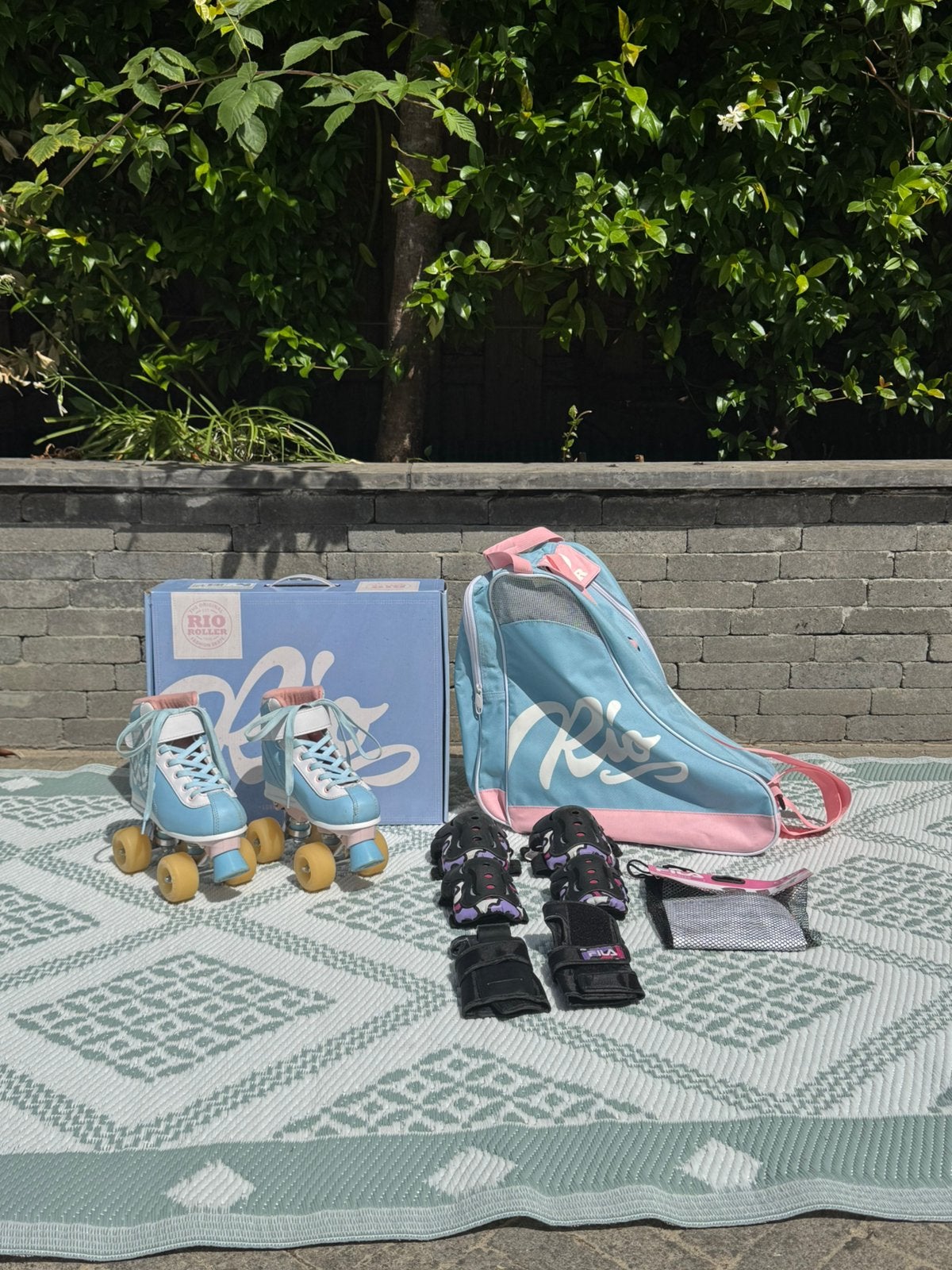 Rio Roller Milkshake rolschaatsen maat 33 + tas, Kinderen en Baby's, Speelgoed | Buiten | Rolschaatsen, Ophalen, Zo goed als nieuw