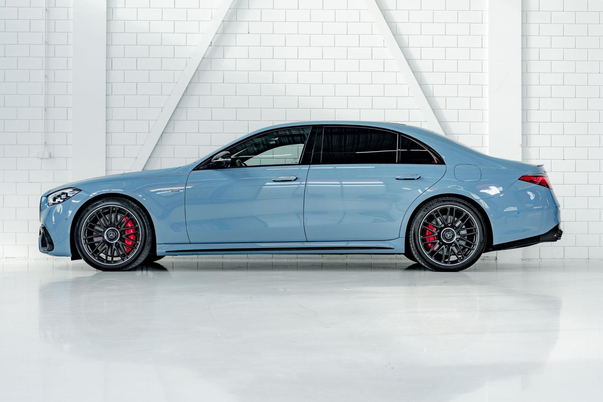 Mercedes-Benz S-klasse AMG 63 S E Performance | *China Blue*, Auto's, Automaat, Gebruikt, Blauw, Bedrijf