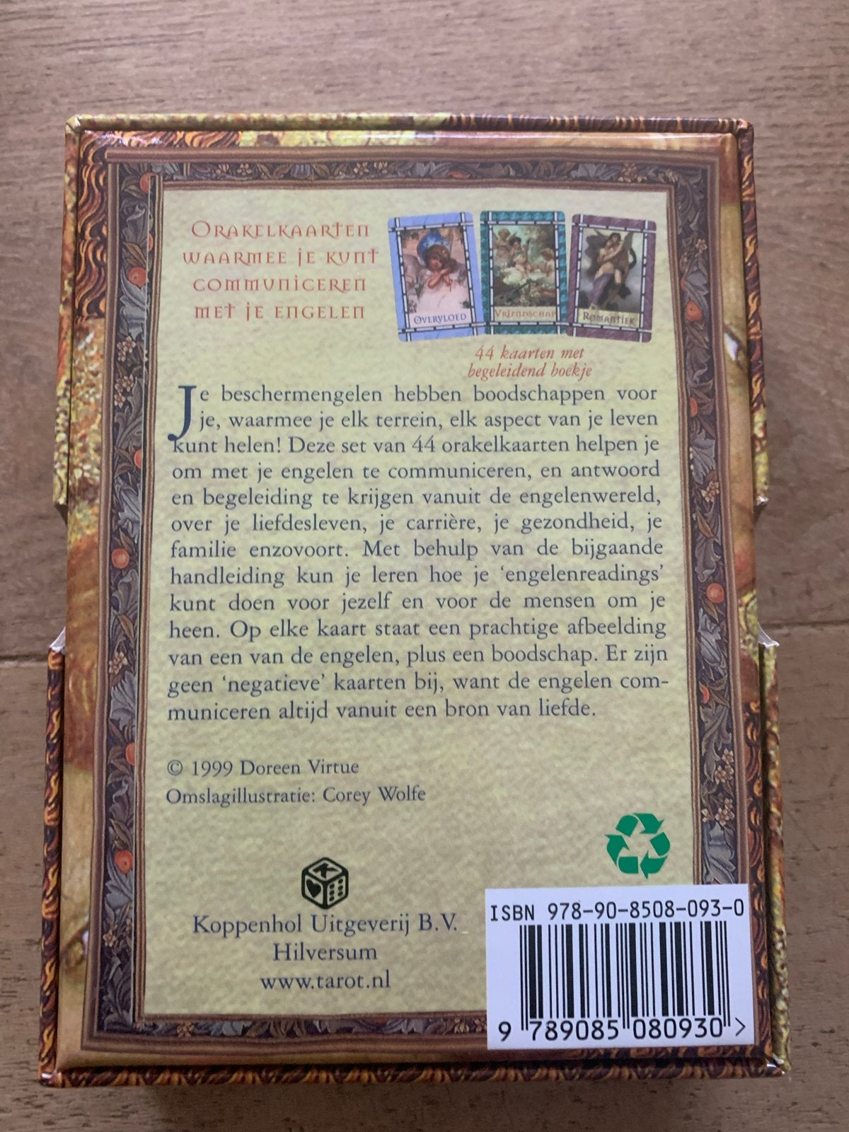 Helen met de Engelen Orakelkaarten - Doreen Virtue, Ophalen of Verzenden, Zo goed als nieuw, Spiritualiteit algemeen, Instructieboek