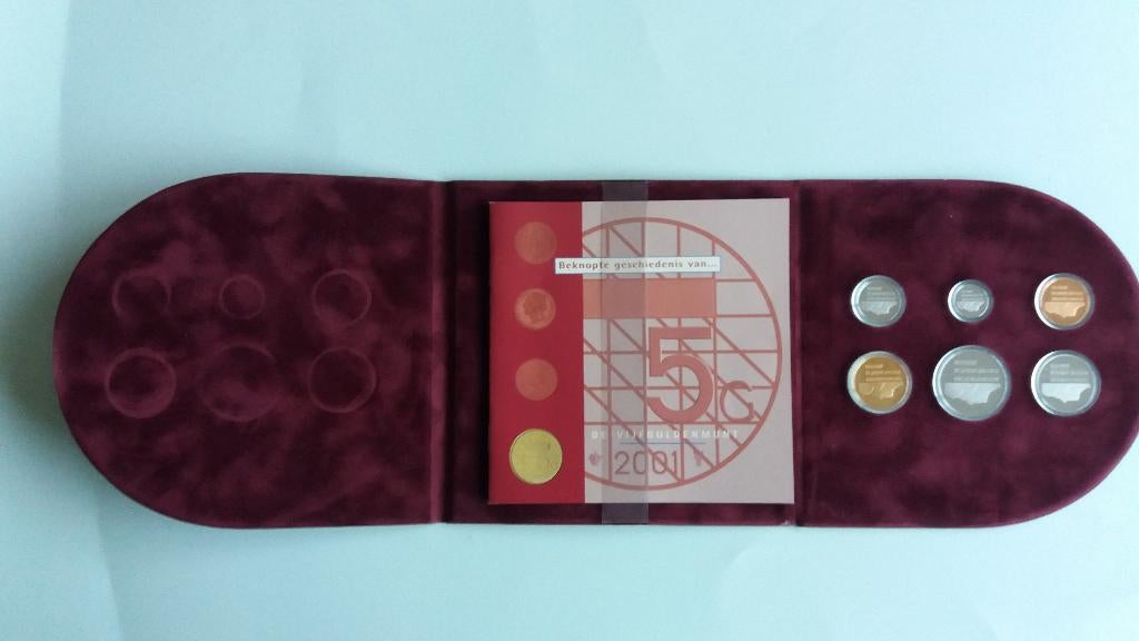 Proof muntset 2001 voor 22,50 met gratis verzenden, Verzenden, Koningin Beatrix, Overige waardes, Setje