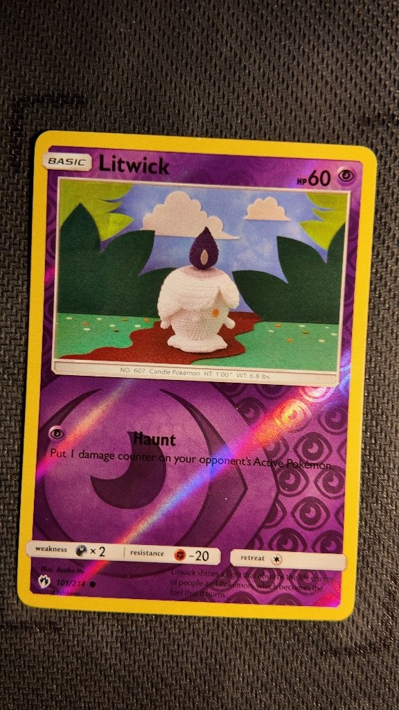 Litwick 101 Lost Thunder | Pokemon kaart, Ophalen, Zo goed als nieuw, Losse kaart, Foil