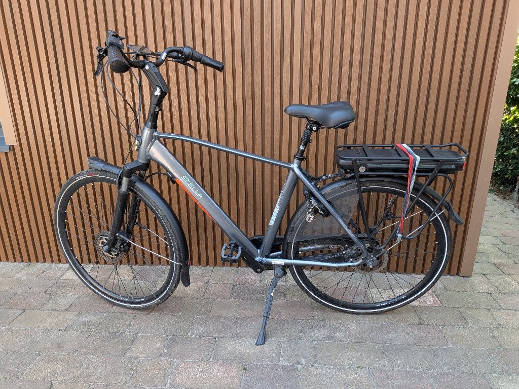 Stella elektrische herenfiets, Ophalen, Zo goed als nieuw, 50 km per accu of meer, Overige merken