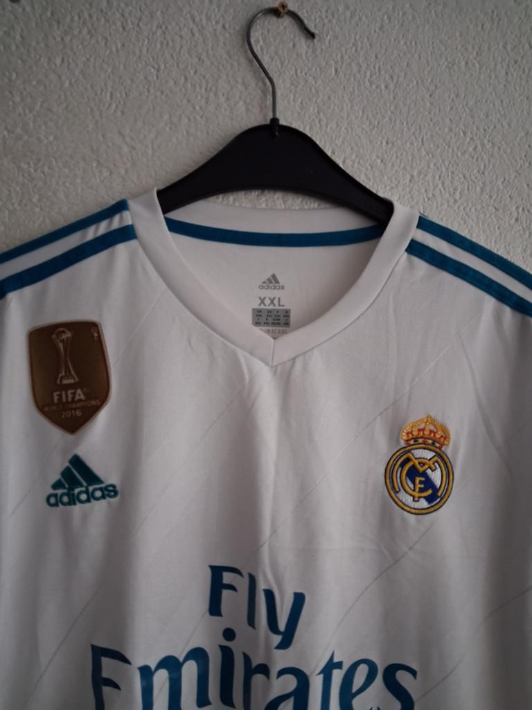 Adidas  Real Madrid  T-shirt Maat XXL, Ophalen of Verzenden, Zo goed als nieuw, Overige maten, Wit