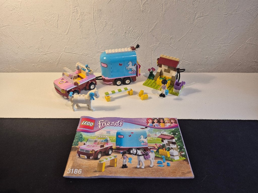 Lego Friends 3186 Emma's Horse Trailer, Gebruikt, Lego, Friends, Ophalen of Verzenden