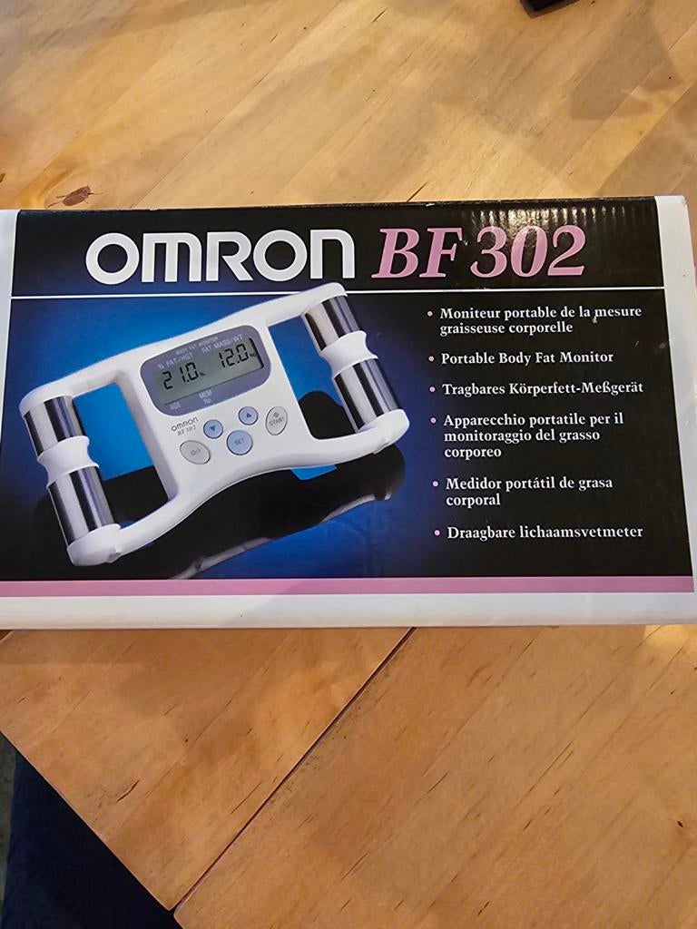 Omron BF302 Draagbare Lichaamsvetmeter, Ophalen of Verzenden, Zo goed als nieuw, Overige typen