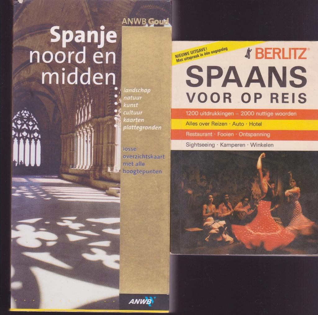 ANWB GOUD * Spanje noord en midden + taalgids, Boeken, Reisgidsen, Europa, Ophalen of Verzenden, Zo goed als nieuw, Reisgids of -boek