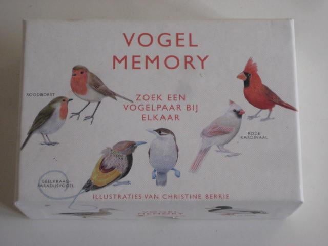 Vogel memory Vogelbescherming Nederland Kosmos, Hobby en Vrije tijd, Gezelschapsspellen | Overige, Zo goed als nieuw, Ophalen of Verzenden