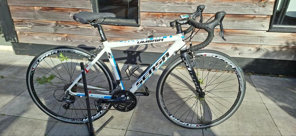 Sensa racefiets 48 cm framehoogte, Fietsen en Brommers, Gebruikt, Aluminium, Minder dan 49 cm, Meer dan 20 versnellingen