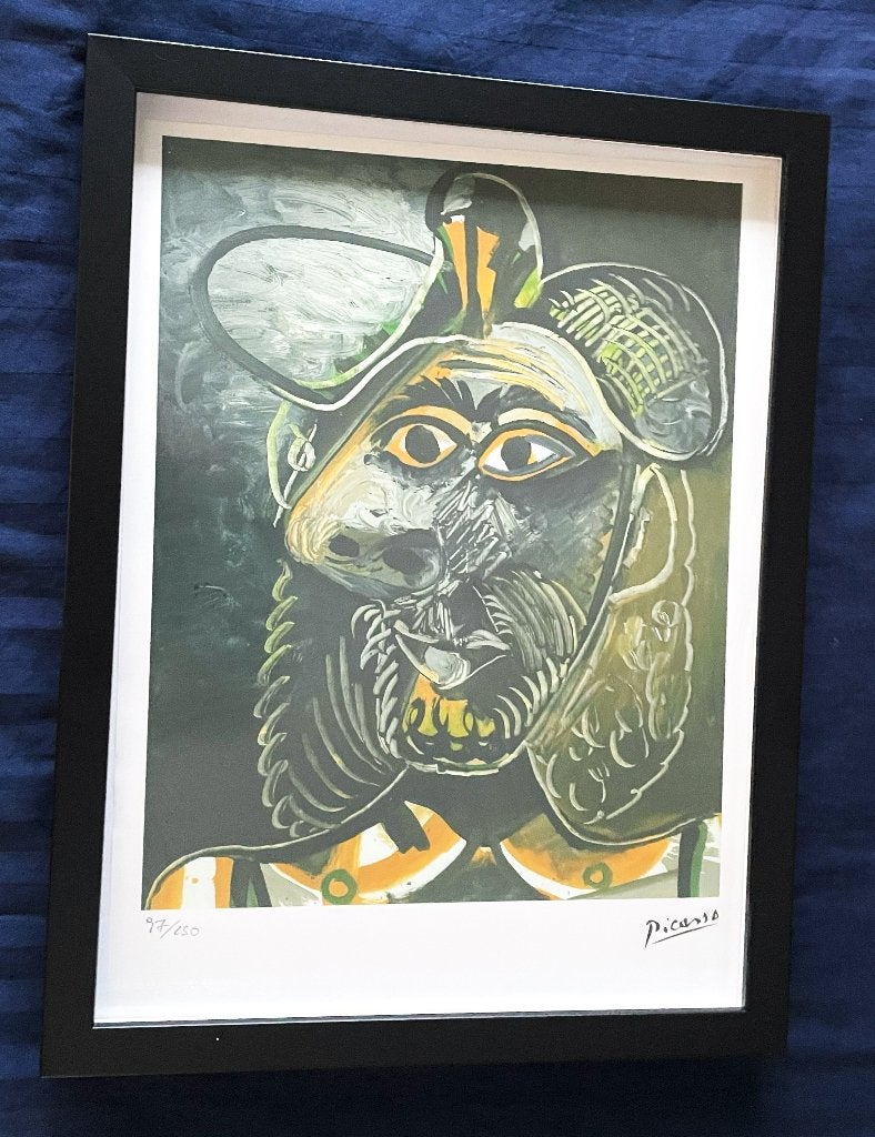 Pablo Picasso (1881-1973) - Man Buste, Antiek en Kunst, Kunst | Litho's en Zeefdrukken, Verzenden