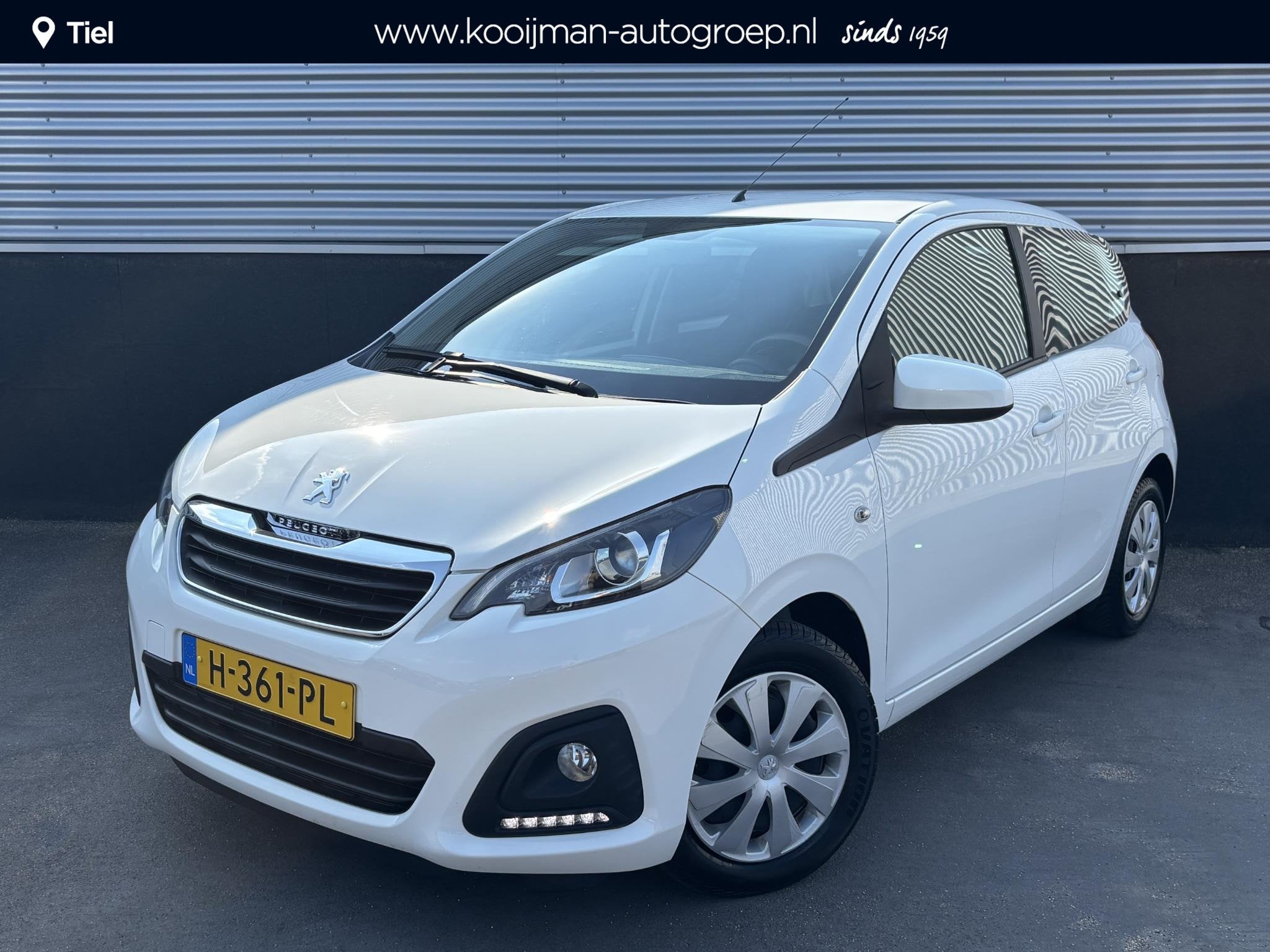 Peugeot 108 1.0 e-VTi Active Airco, Bluetooth, 5-deurs, Wit, Handgeschakeld, 998 cc, Benzine