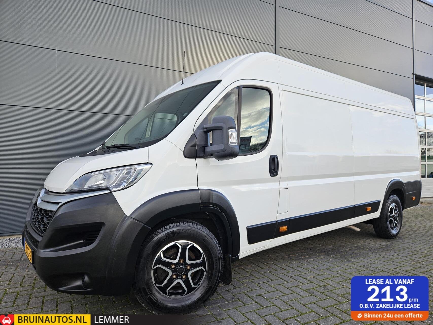 Citroen Jumper 2.2 BlueHDi 165PK Airco Cruise L4H2 Navi, Voorwielaandrijving, Gebruikt, Euro 6, 4 cilinders