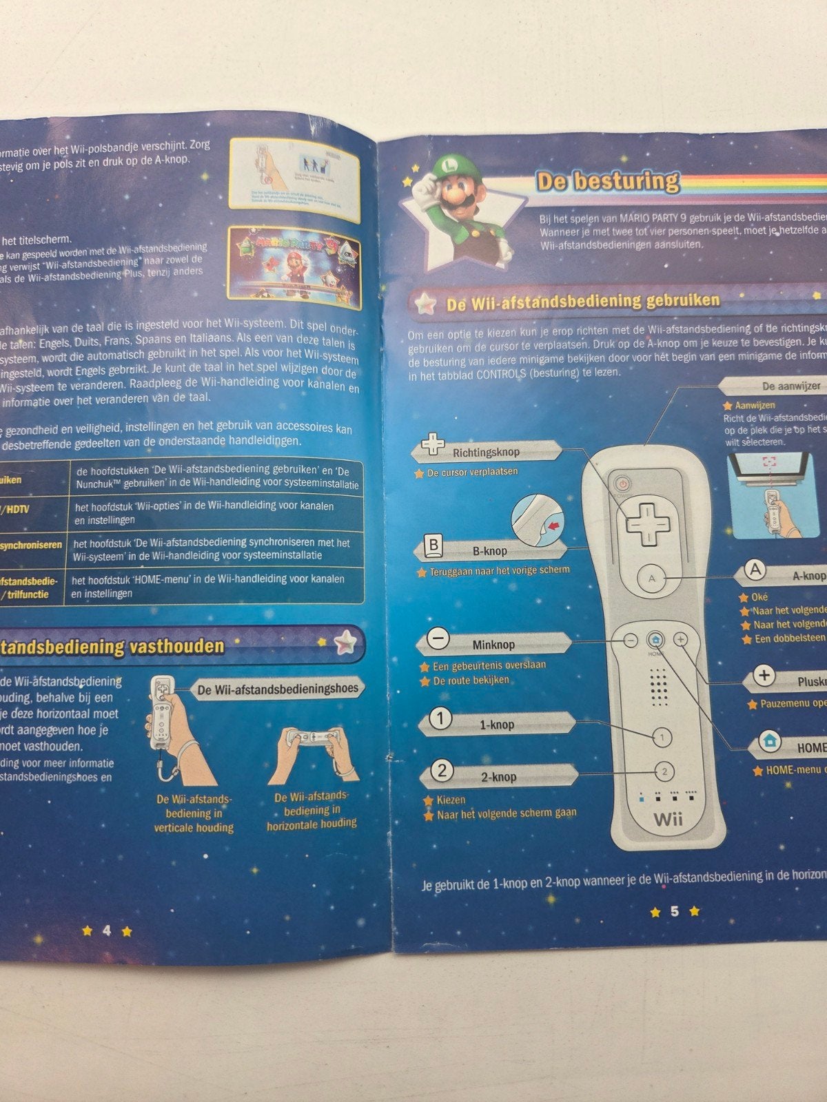 Mario Party 9 Handleiding (Wii), Spelcomputers en Games, Nintendo, Gebruikt, Overige genres, Eén computer
