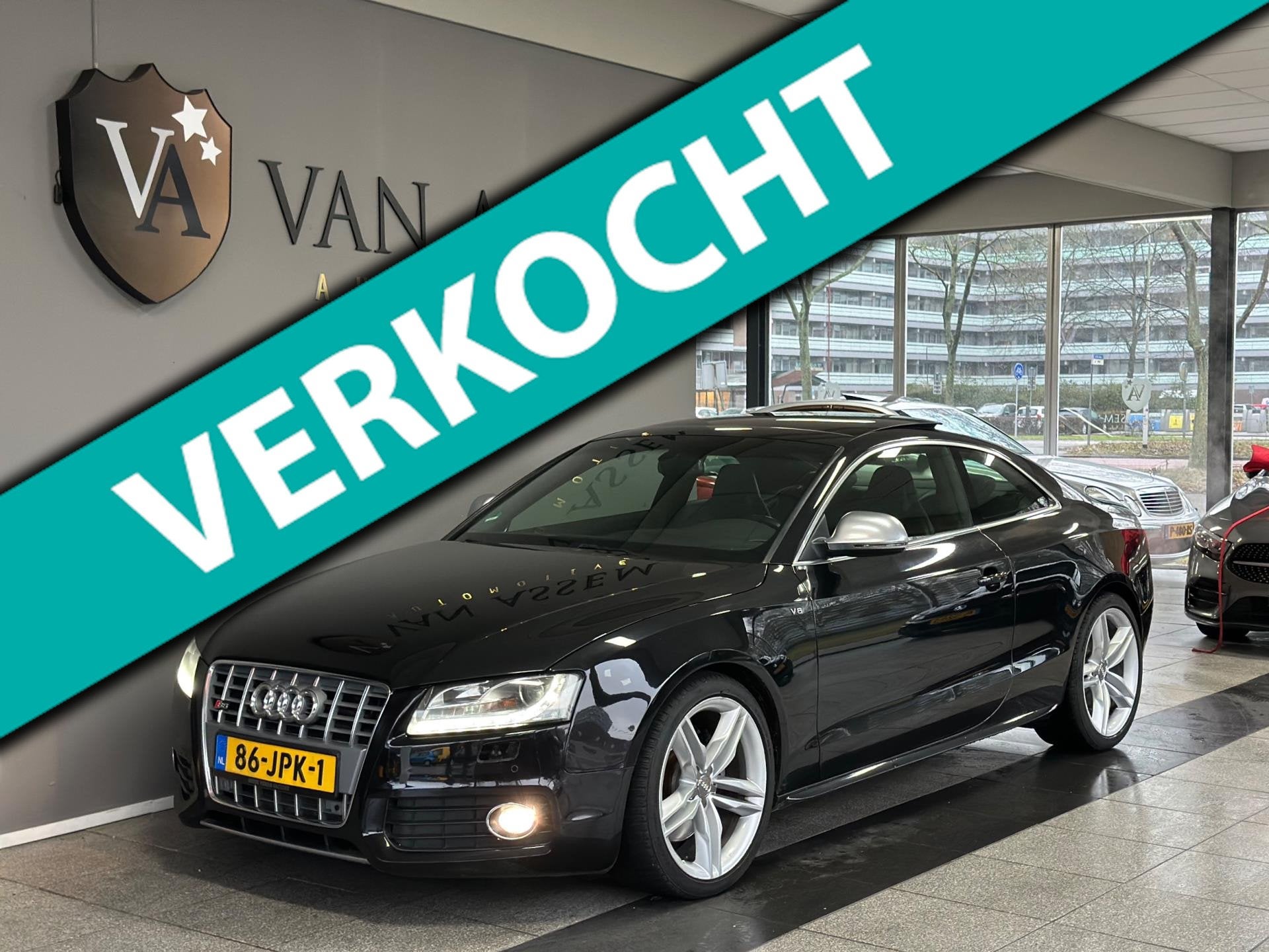 Audi A5 Coupé 4.2 FSI S5 quattro|PANO|LEES TEKST!, Auto's, Audi, Gebruikt, 4 stoelen, Zwart, Bedrijf