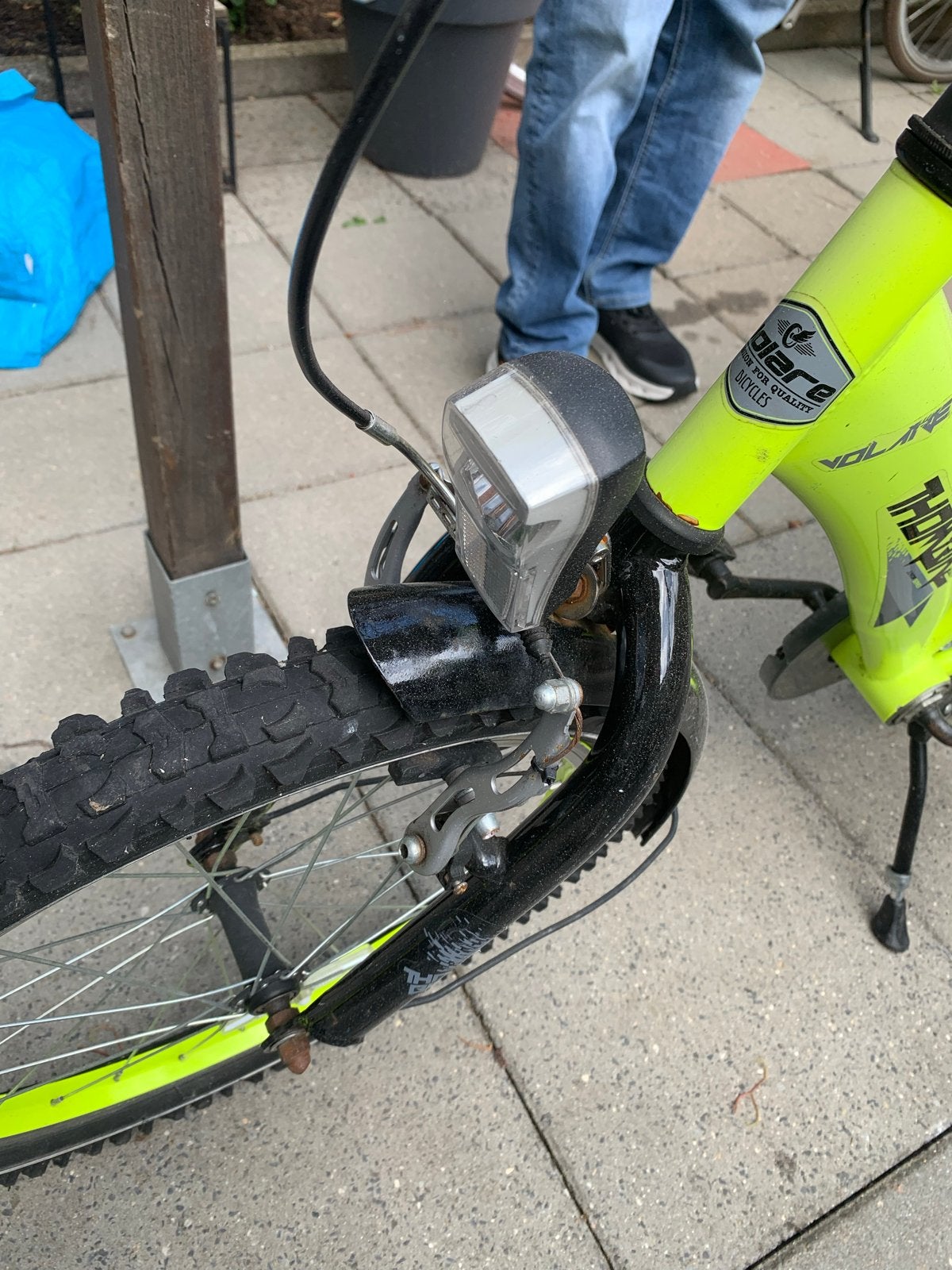 Volare Thom Bike kinderfiets - Neon geel, Gebruikt, Velgrem, Minder dan 49 cm, Ophalen