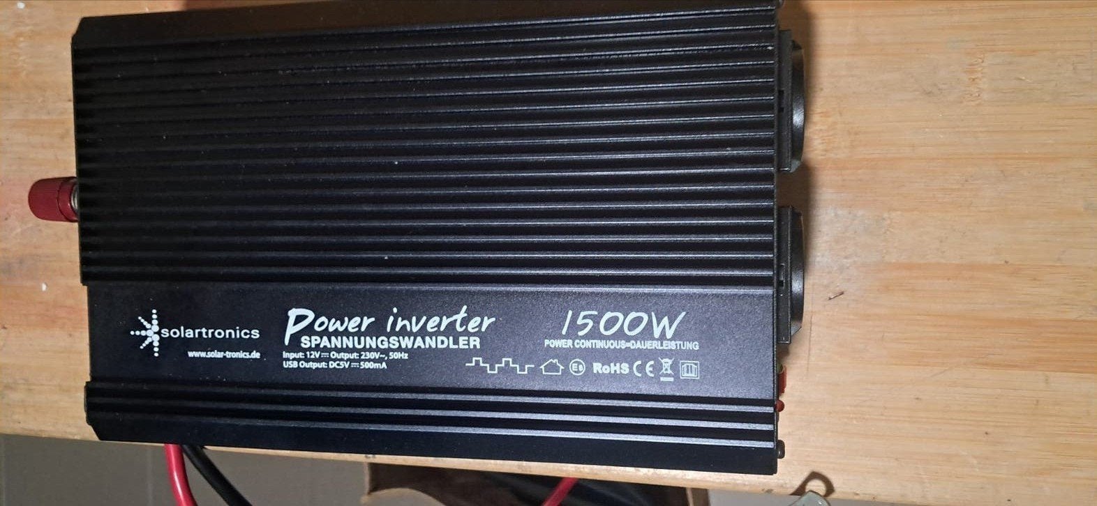 Solartronics Power Inverter 1500W Spannungswandler, Caravans en Kamperen, Ophalen of Verzenden