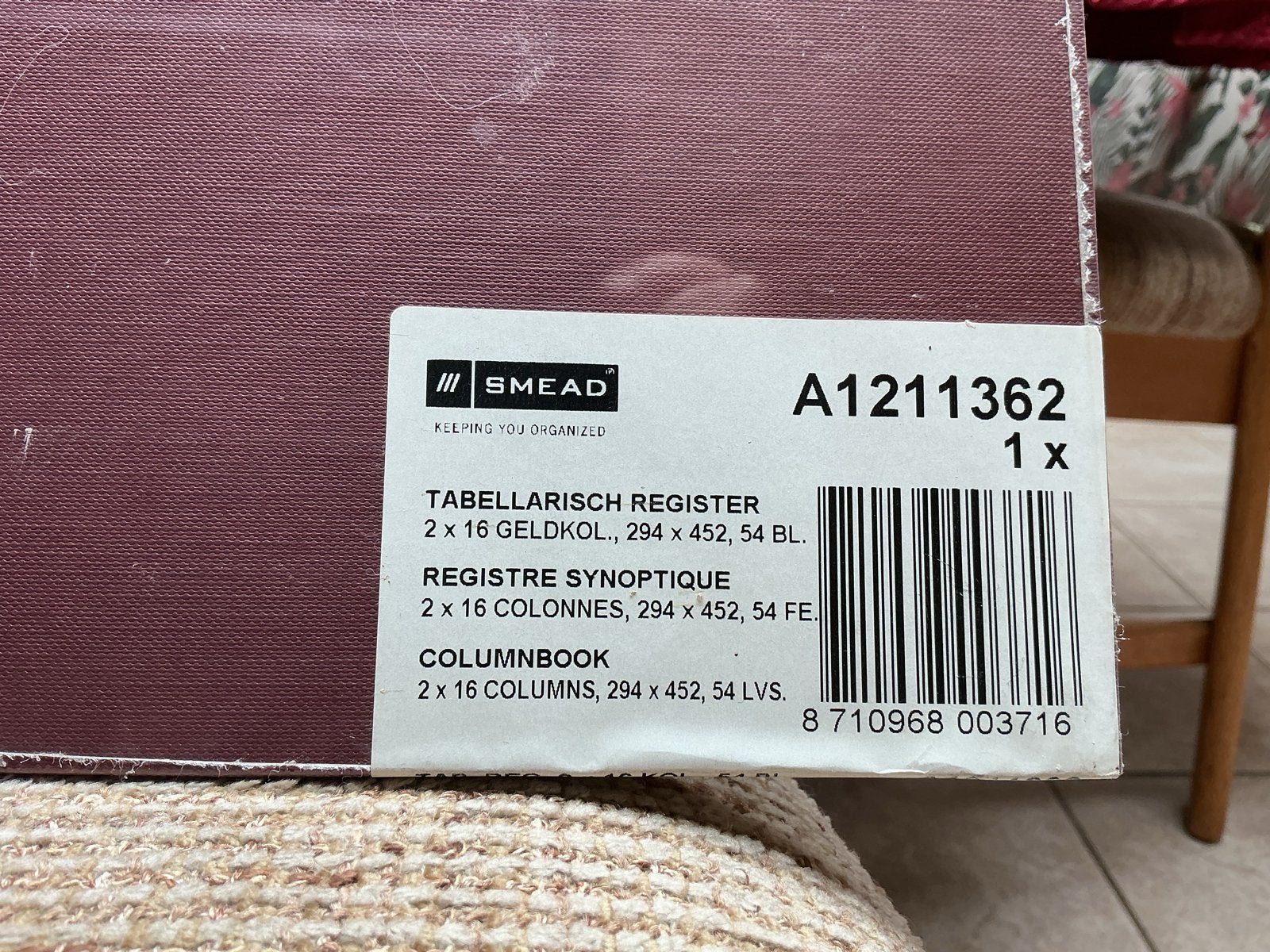 Tabellarisch kasboek - Nieuw in verpakking, Ophalen of Verzenden