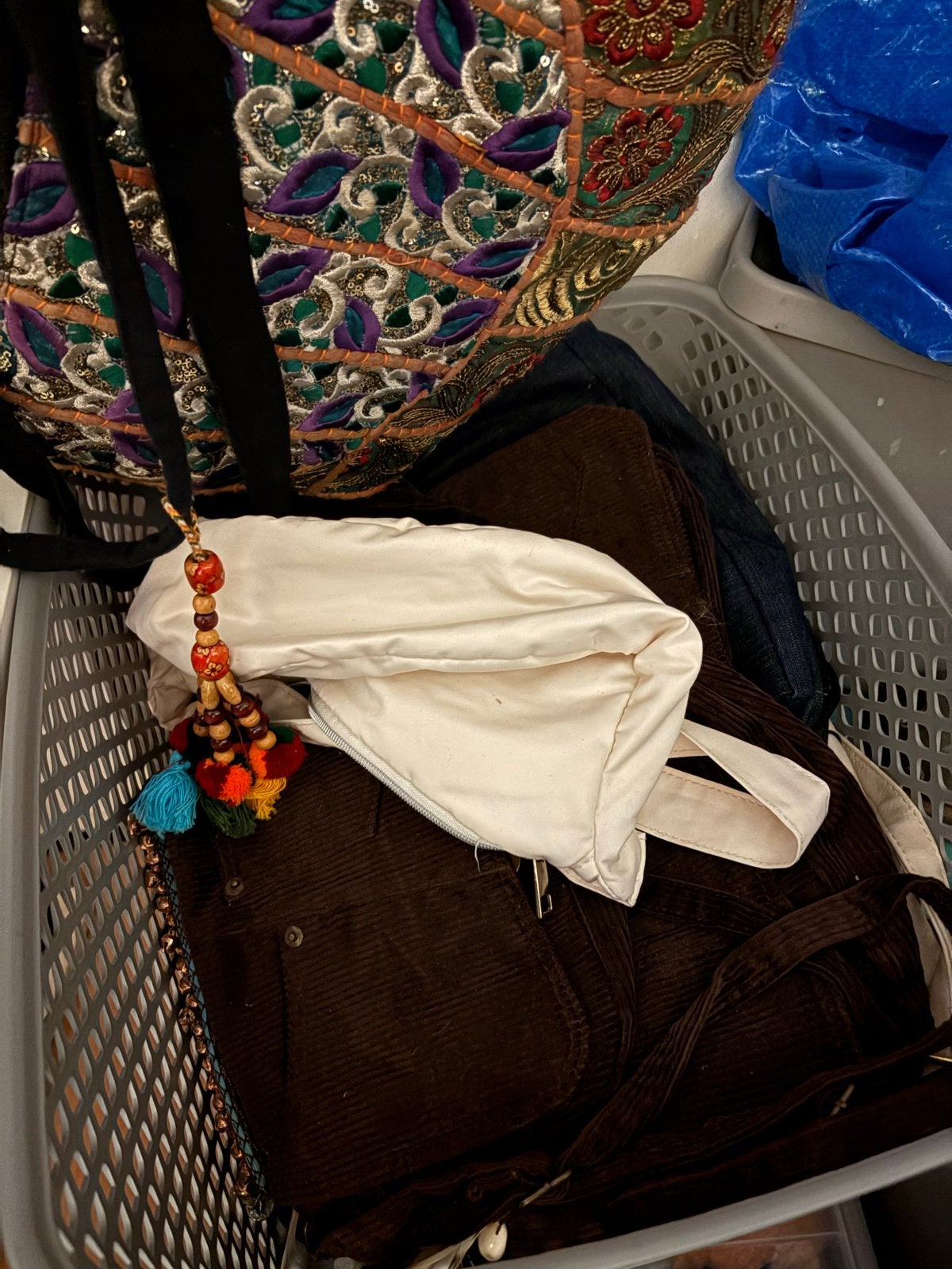 Partij van 15-20 nette tweedehands tassen, Ophalen of Verzenden, Gebruikt, Overige kleuren, Overige typen