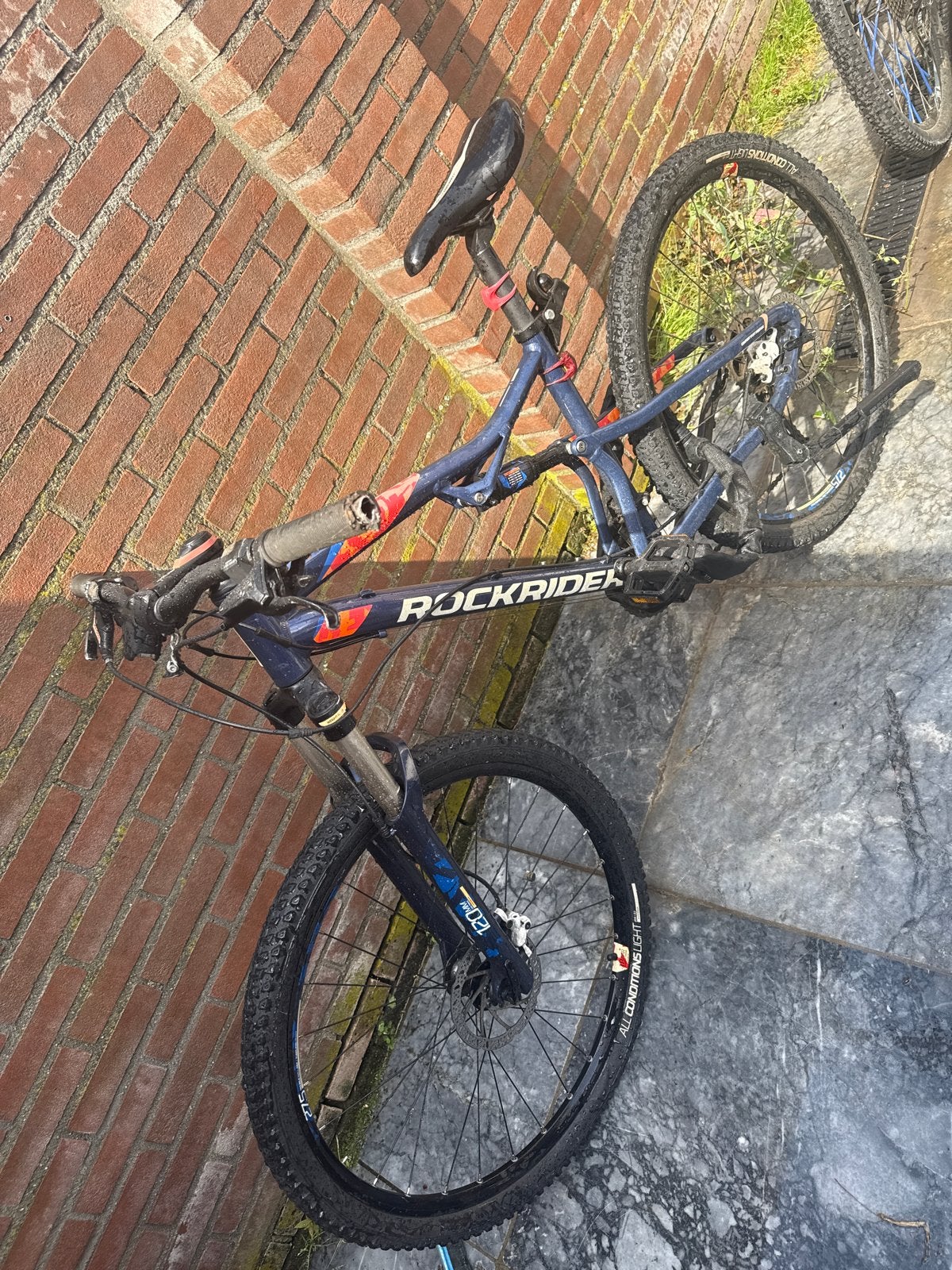 Rockrider Mountainbike - Full Suspension, Overige merken, Gebruikt, Ophalen of Verzenden, Schijfrem