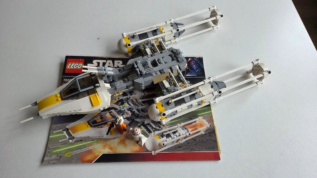 Lego Star Wars Set 7658 Y-wing Fighter, Compleet, Star Wars, Lego, Ophalen of Verzenden