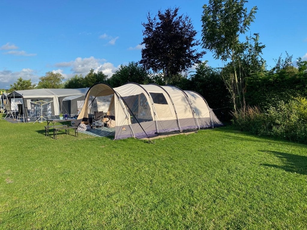 Safarica 6 persoons tunneltent, Caravans en Kamperen, Tenten, Ophalen, Gebruikt, Tot en met 6