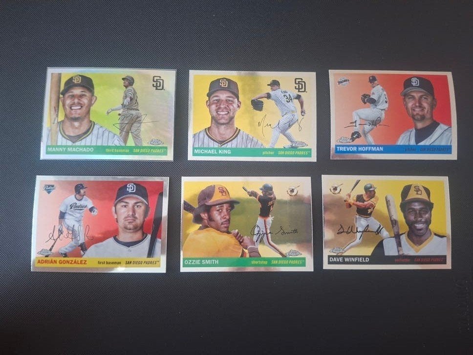 San Diego Padres Honkbal Spelerskaarten - Topps Chrome, Ophalen of Verzenden