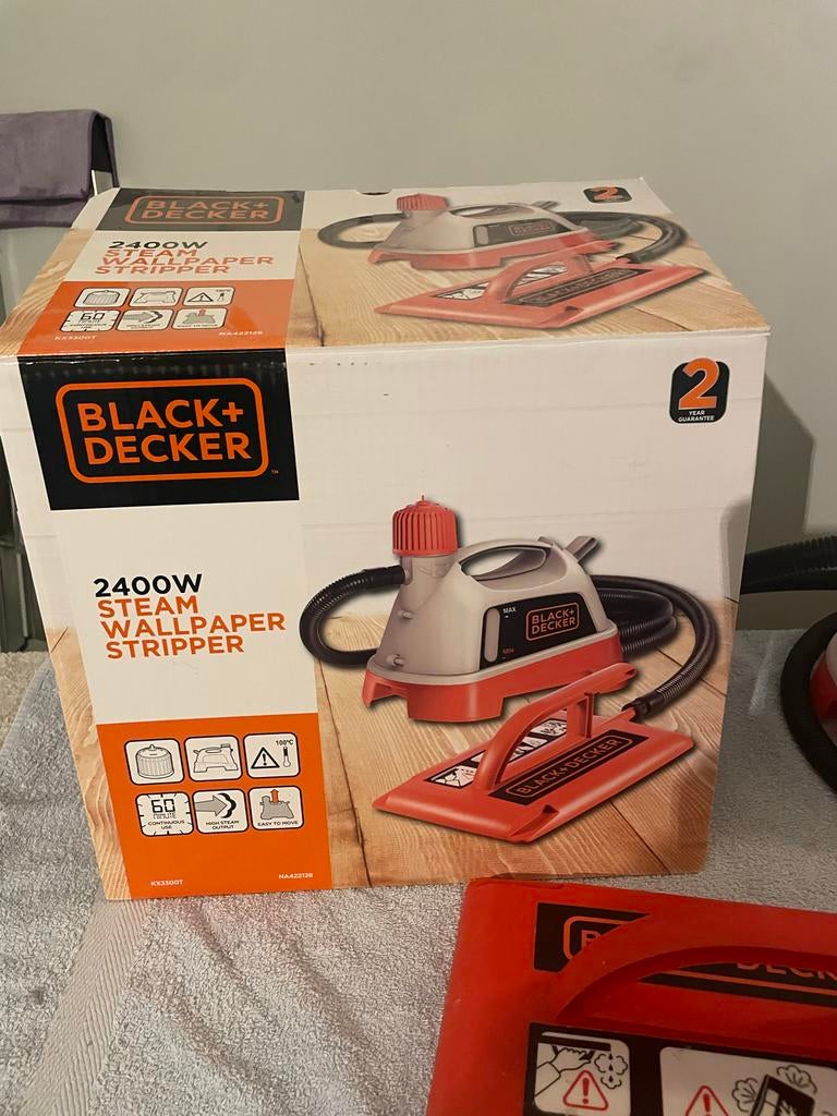 Black+Decker Stoombehangafstomer - Zo goed als nieuw, Ophalen of Verzenden