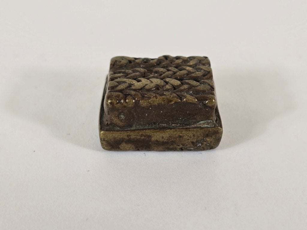 Goudgewicht #11, messing of brons, Akan, Ghana, 18e 19e eeuw, Ophalen of Verzenden
