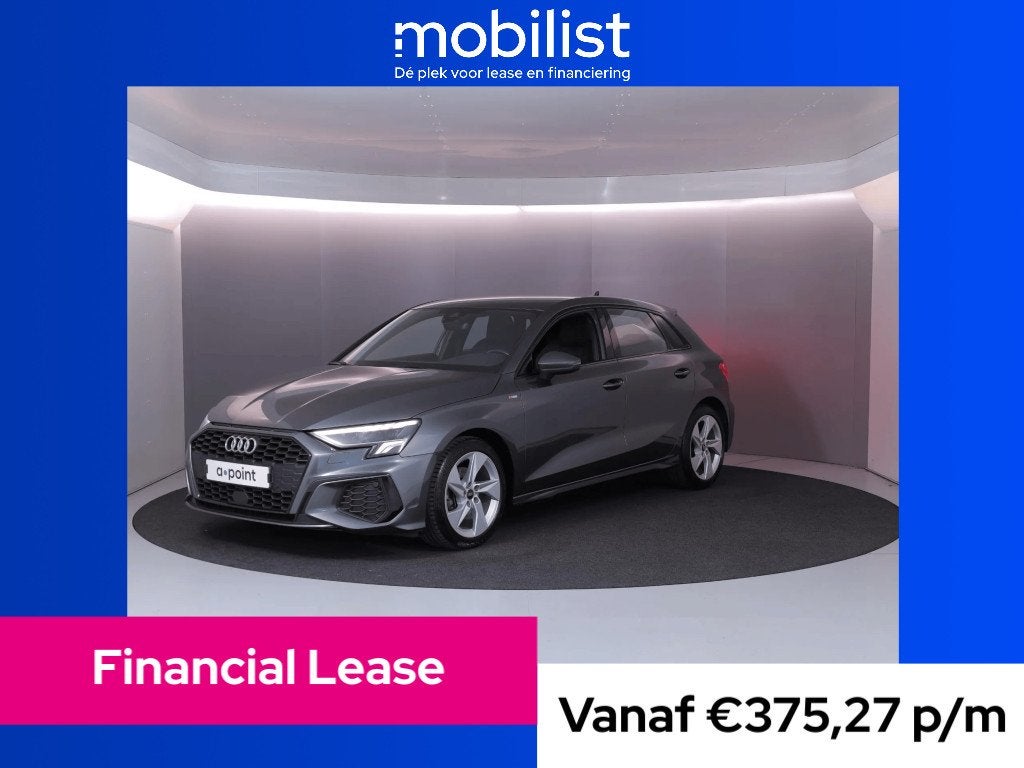 Audi A3 Sportback 30 TFSI S edition (bj 2022, automaat), Gebruikt, Origineel Nederlands, Bedrijf, 19 km/l