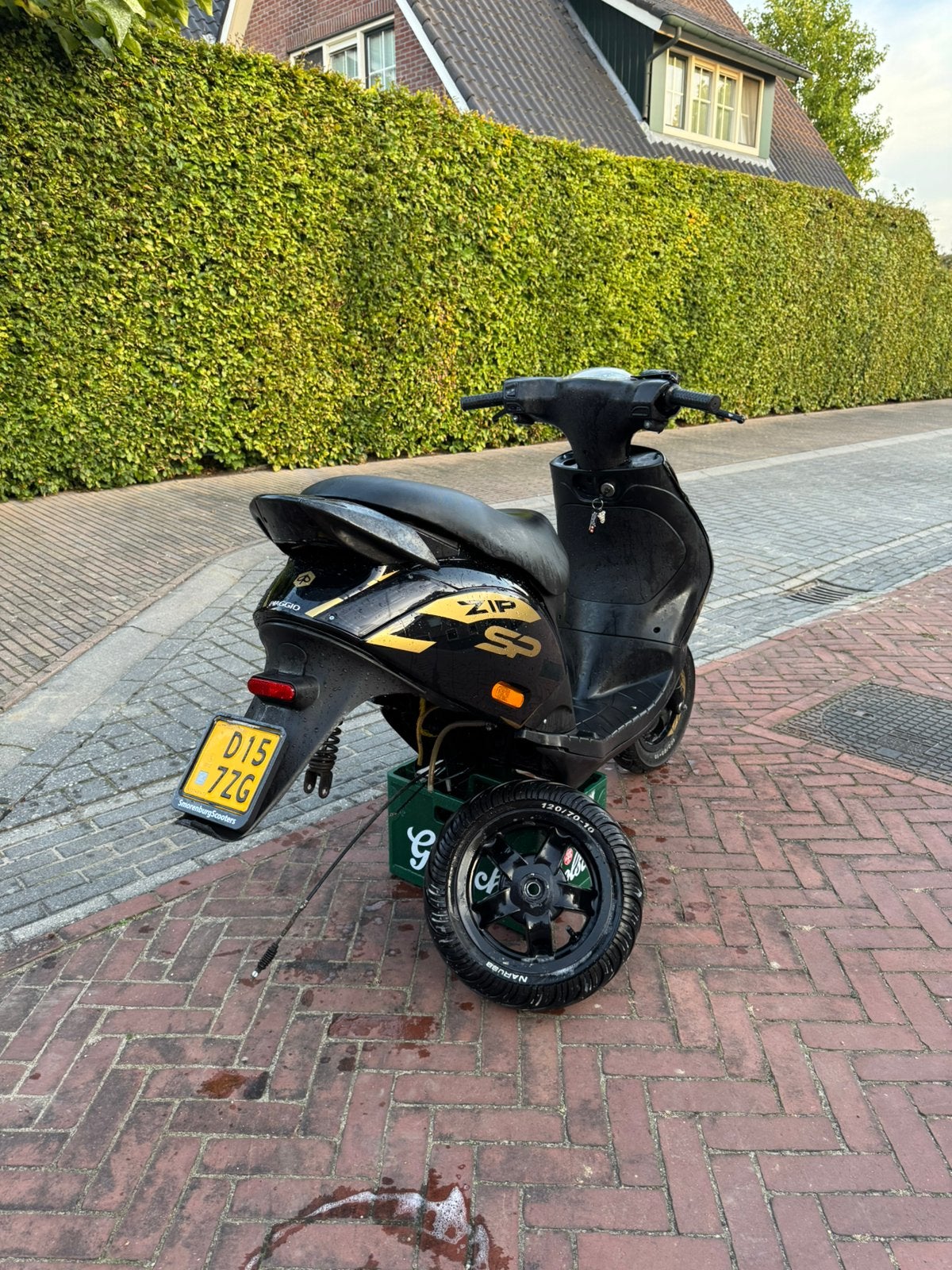 Zip zonder blok, klaar voor een 125/172 project, Fietsen en Brommers, Ophalen, Zo goed als nieuw, Zip