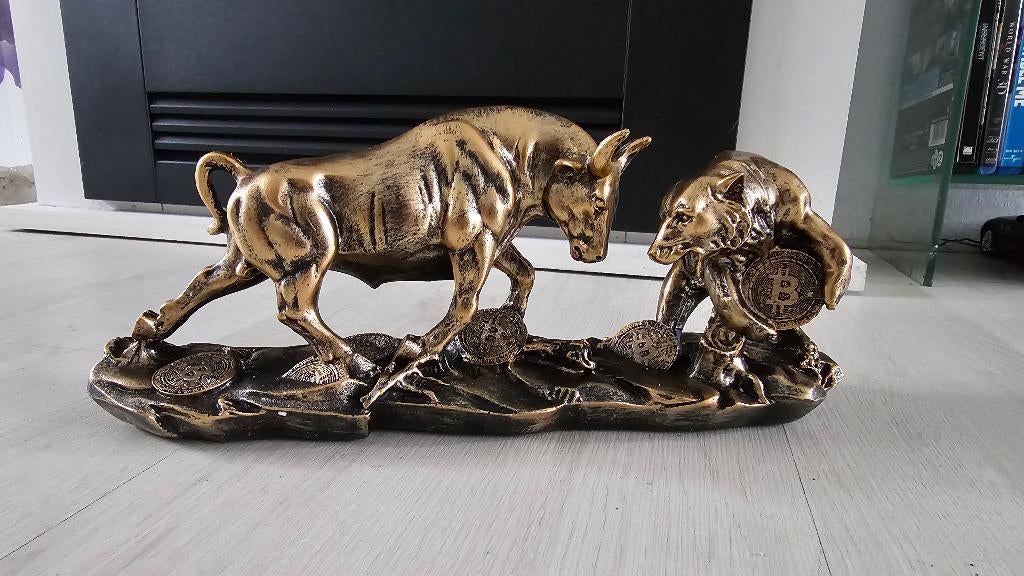 Mooi Bitcoin Beeld! Brons Kleurig! NIEUW!, Ophalen of Verzenden, Nieuw, Overige typen