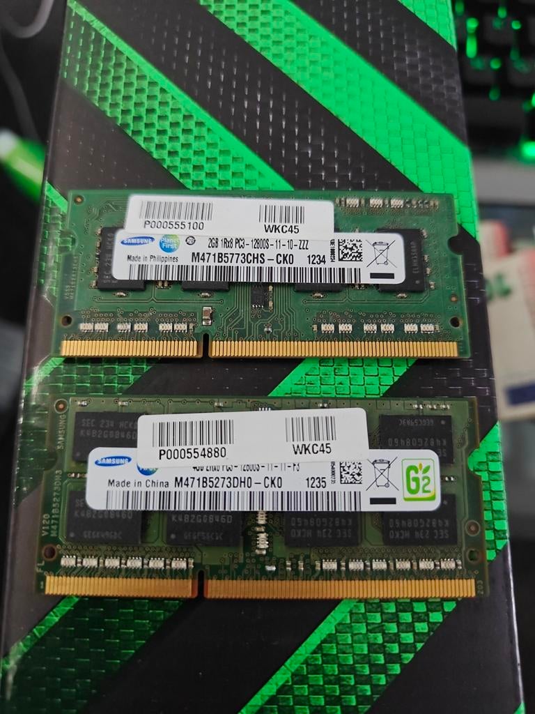 Aangeboden : 6GB Samsung DDR3 SDRAM
1600MHz CL11, Computers en Software, RAM geheugen, Gebruikt, DDR3, Ophalen of Verzenden, 1600 MHz