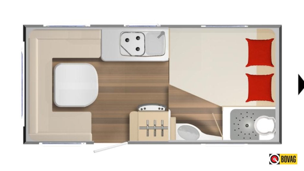 Bürstner Premio Limited 450 TS incl. mover en luife, Rondzit, Overige typen, Schokbreker, Bedrijf