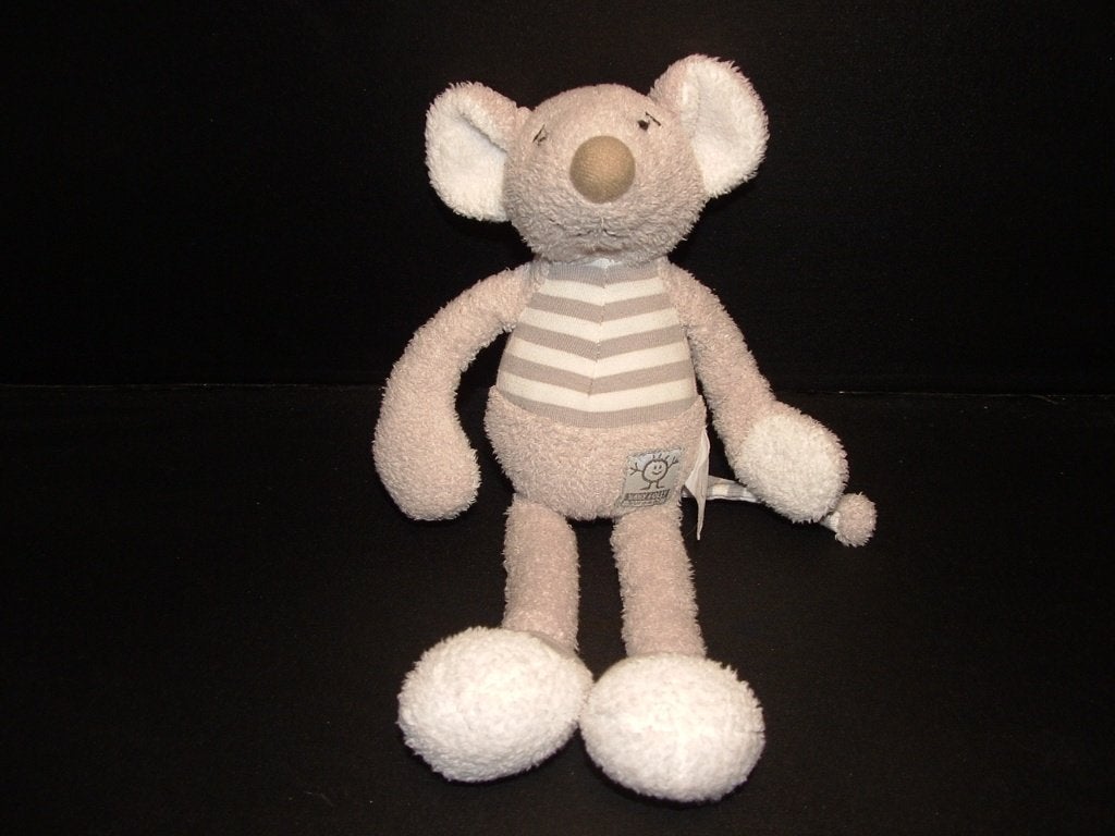 NICOTOY BABYFOLLY BUROMAC MUIS ZACHTE BADSTOF GRIJS, Verzenden, Nieuw, Overige typen