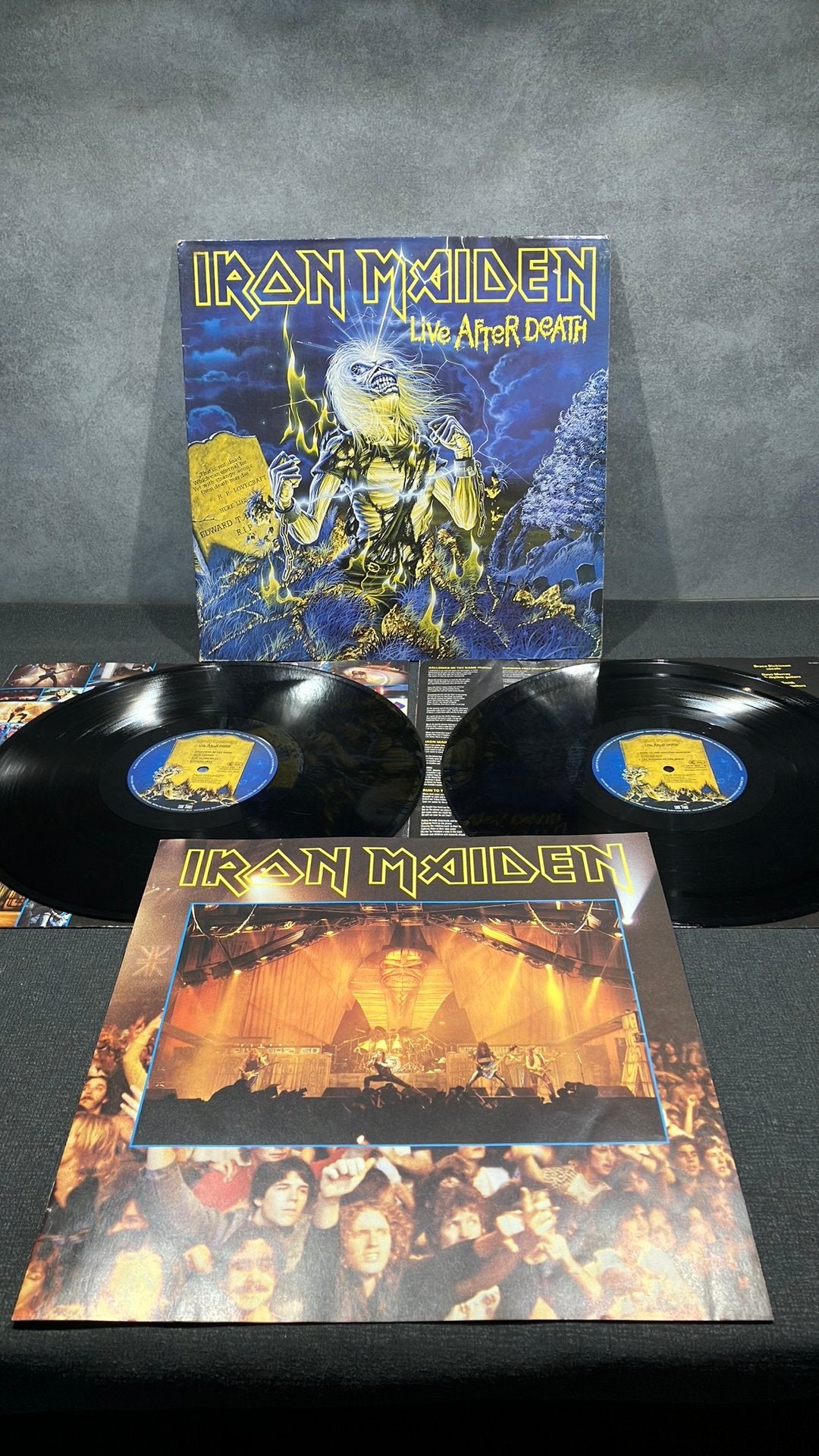 Iron Maiden — Live After Death (1985), Cd's en Dvd's, Heavy metal, Gebruikt, Ophalen of Verzenden, 12 inch