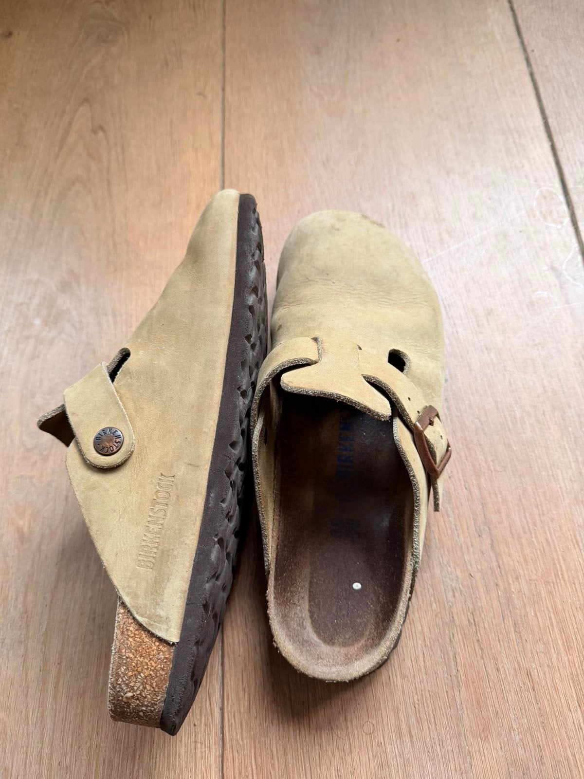 Dames Birkenstok slipper / sandaal / instapper, Verzenden, Gedragen, Sandalen of Muiltjes